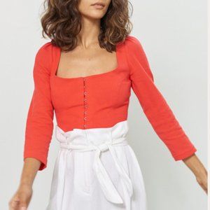 MARA HOFFMAN Runa Top (red)